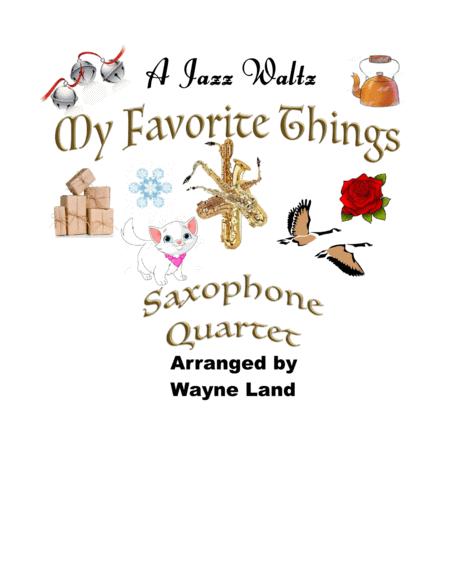 My Favorite Things Saxophone Quartet Drums Bass Sheet Music