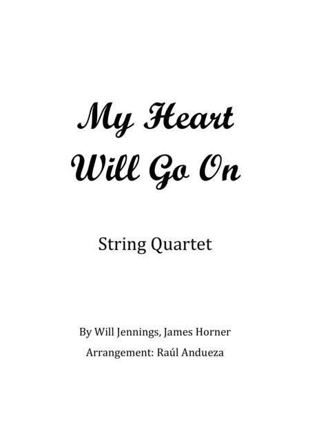 My Heart Will Go On String Quartet Sheet Music