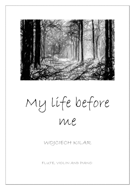 My Life Before Me Flute Violin Piano Sheet Music