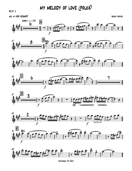 My Melody Of Love Sheet Music