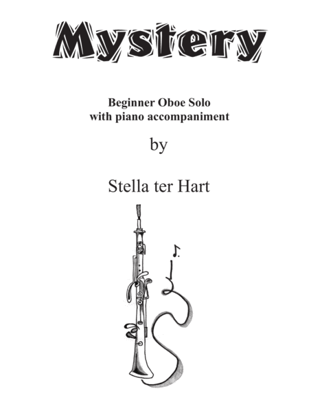 Free Sheet Music Mystery Beginner Oboe Solo With Piano Accompaniment