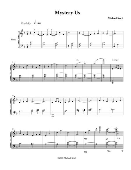 Mystery Us Sheet Music