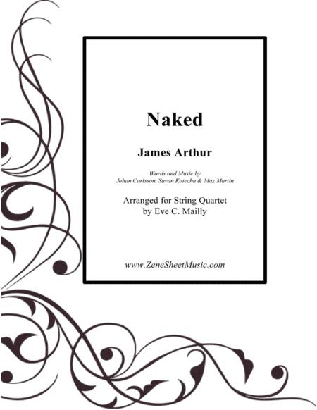 Naked James Arthur String Quartet Sheet Music