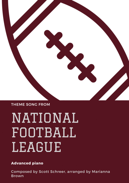 National Football League Theme Nfl Fox Sheet Music