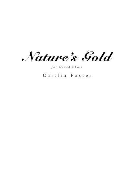 Free Sheet Music Nature Gold