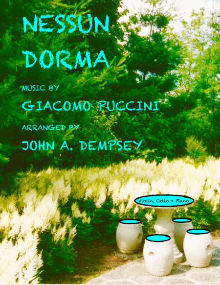 Nessun Dorma Piano Trio Sheet Music