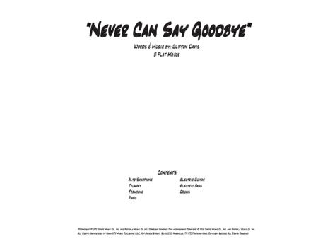 Never Can Say Goodbye 7 Piece Bb Major Instrumental Sheet Music