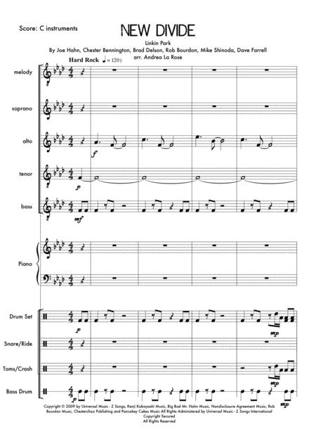 New Divide Flex Band All Transpositions Sheet Music