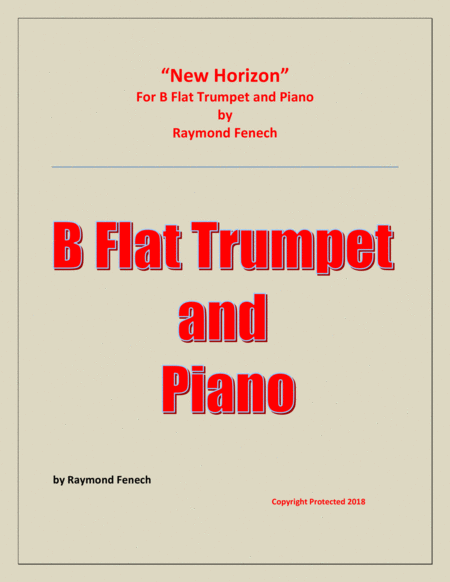 New Horizon For B Flat Trumpet And Piano Sheet Music