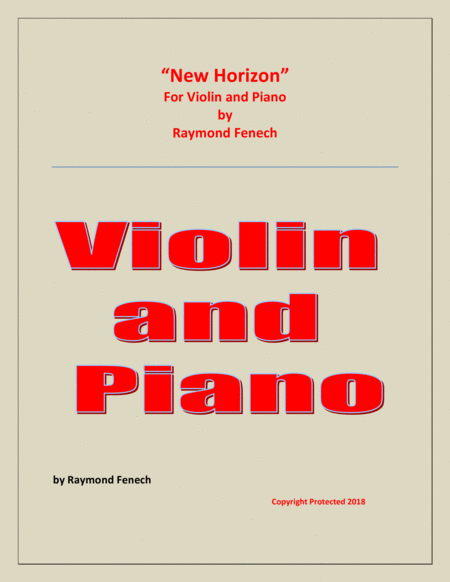 Free Sheet Music New Horizon For Violin And Piano