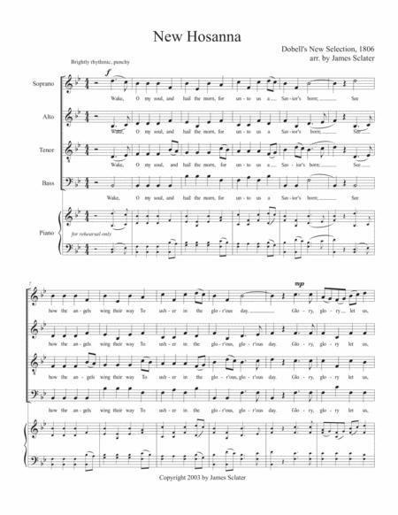 Free Sheet Music New Hosanna