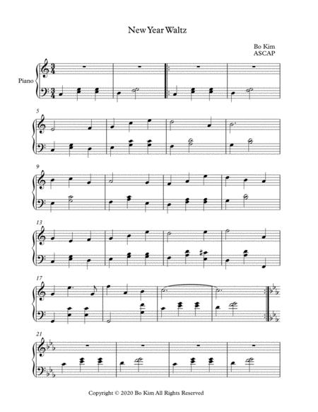 Free Sheet Music New Year Waltz