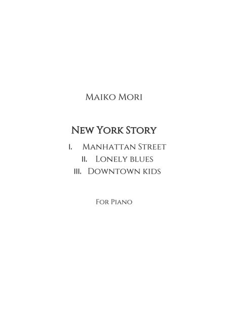 Free Sheet Music New York Story