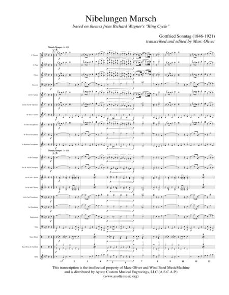 Nibelungen March Sheet Music