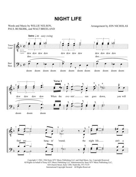 Night Life Sheet Music