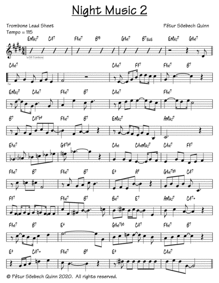 Night Music 2 Sheet Music