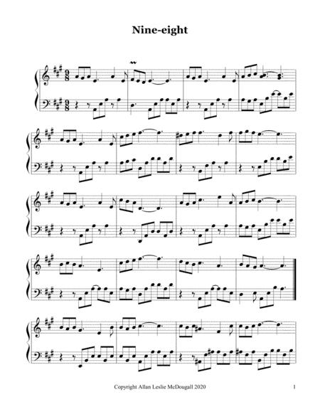 Free Sheet Music Nine Eight