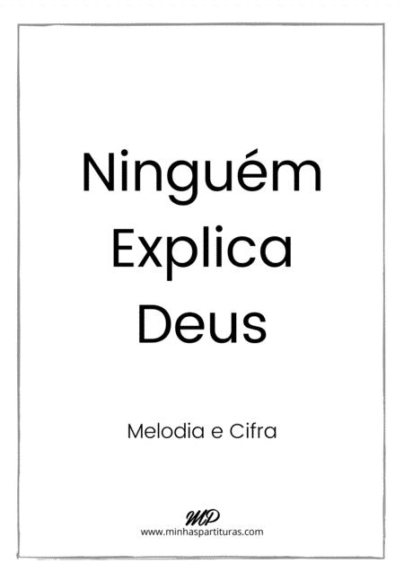 Ninguem Explica Deus Violin Lead Sheet With Chords Sheet Music