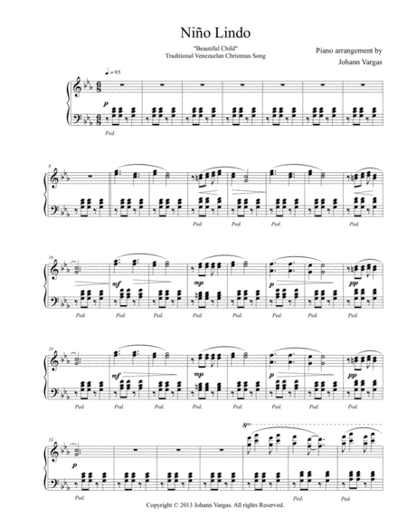 Nio Lindo Sheet Music