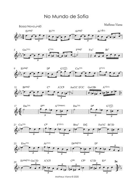 Free Sheet Music No Mundo De Sofia