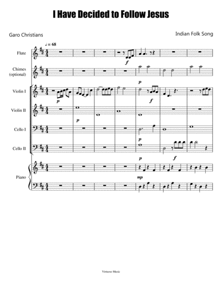 No Rehearsal Music I Have Decided Easy Arrangement Sheet Music