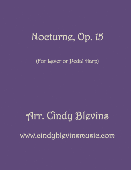 Nocturn Arranged For Lever Or Pedal Harp From My Book Classic With A Side Of Nostalgia Sheet Music