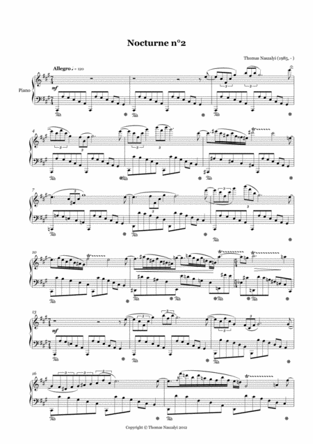 Free Sheet Music Nocturne N 2