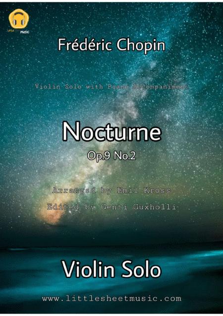 Free Sheet Music Nocturne Op 9 No 2 Violin Solo