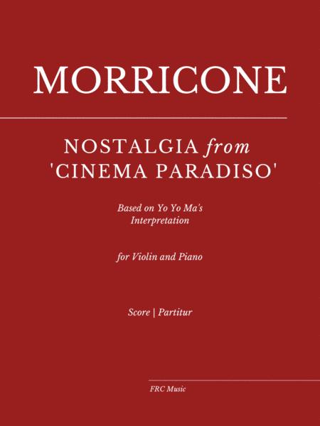 Free Sheet Music Nostalgia From Cinema Paradiso For Violin And Piano Based On Yo Yo Ma Interpretation