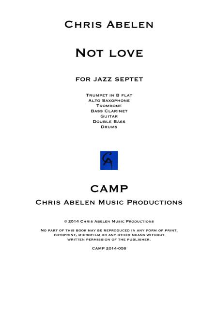 Not Love Sheet Music