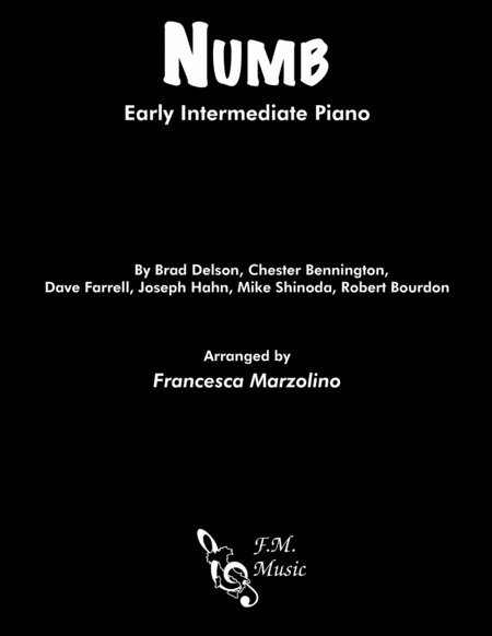 Numb Early Intermediate Piano Sheet Music