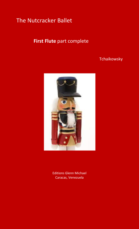 Nutcracker Ballet First Flute Part Complete Sheet Music