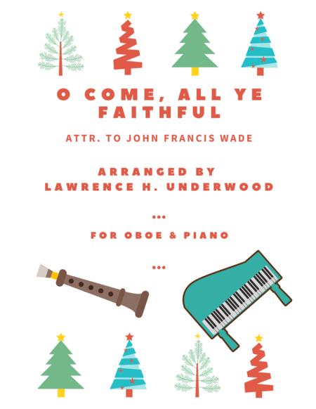 Free Sheet Music O Come All Ye Faithful For Solo Oboe