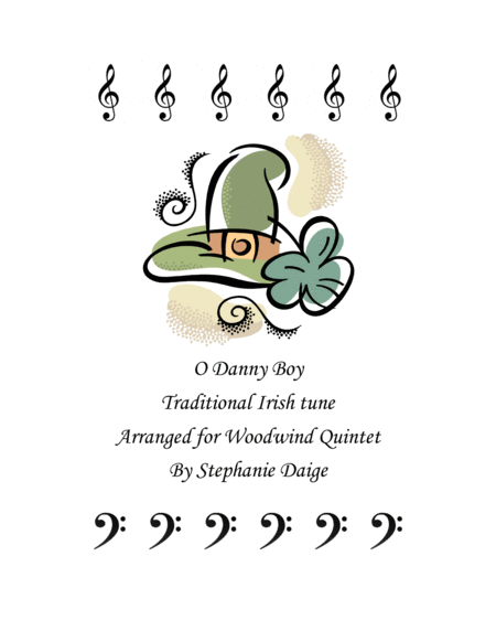 Free Sheet Music O Danny Boy For Woodwind Quintet