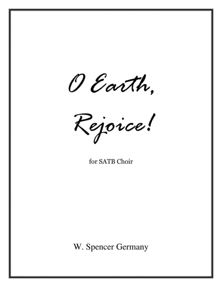 O Earth Rejoice Sheet Music