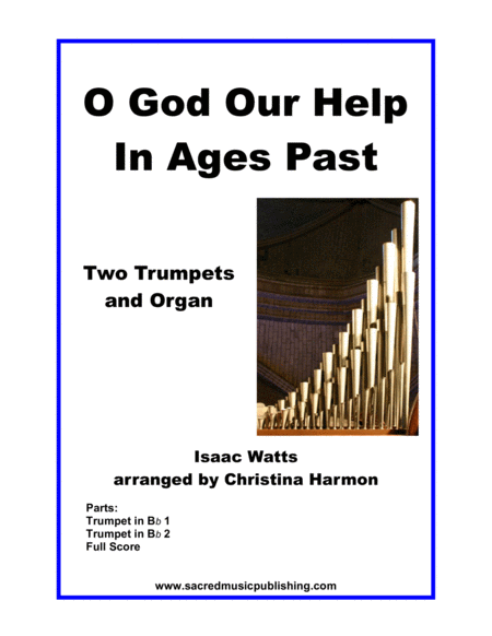 O God Our Help In Ages Past For Two Trumpets And Organ Sheet Music