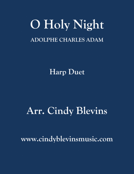 O Holy Night Arranged For Harp Duet Sheet Music