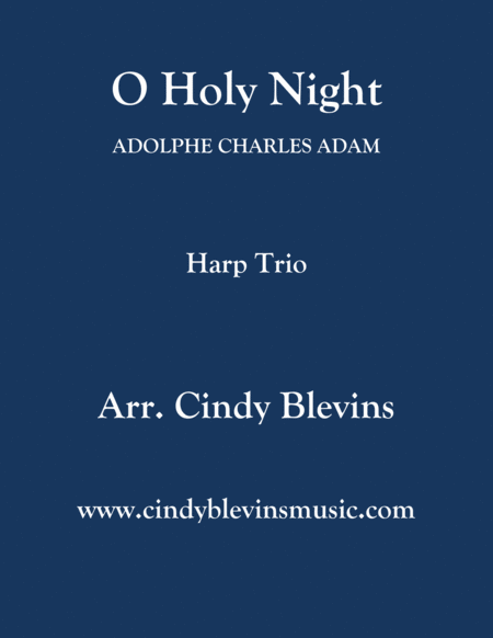 Free Sheet Music O Holy Night Arranged For Harp Trio