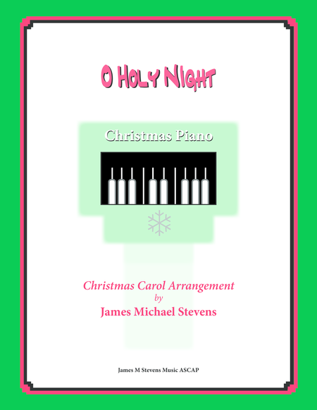 Free Sheet Music O Holy Night Christmas Piano
