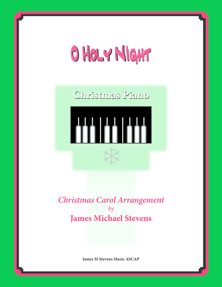 O Holy Night Christmas Piano Sheet Music