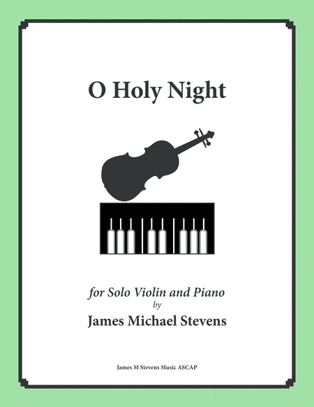 Free Sheet Music O Holy Night Solo Violin