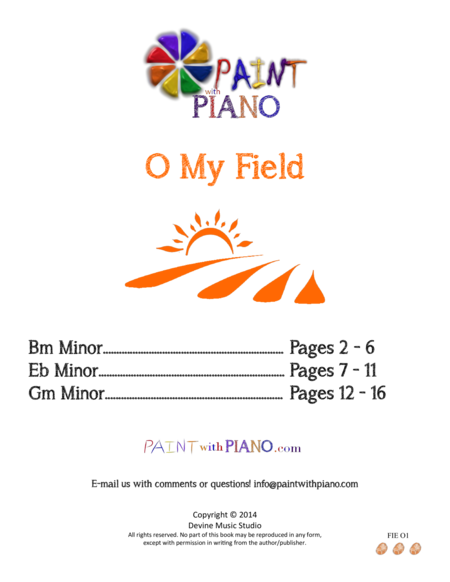 O My Field Polyushko Polye Arr For Easy Piano Sheet Music