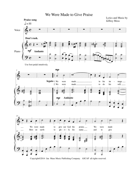 Free Sheet Music O My Jesus