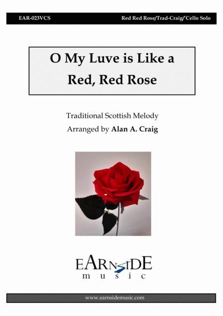 O My Luve Is Like A Red Red Rose Sheet Music