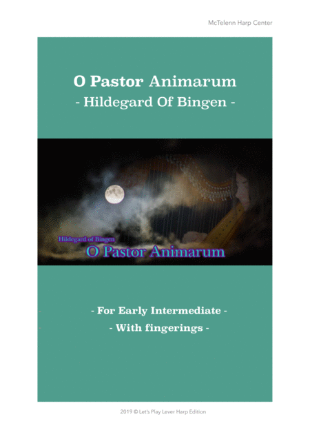 Free Sheet Music O Pastor Animarum Hildegard Of Bingen 2019 Version By Eve Mctelenn Only Score