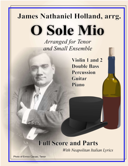 Free Sheet Music O Sole Mio Arranged For Tenor And Small Ensemble