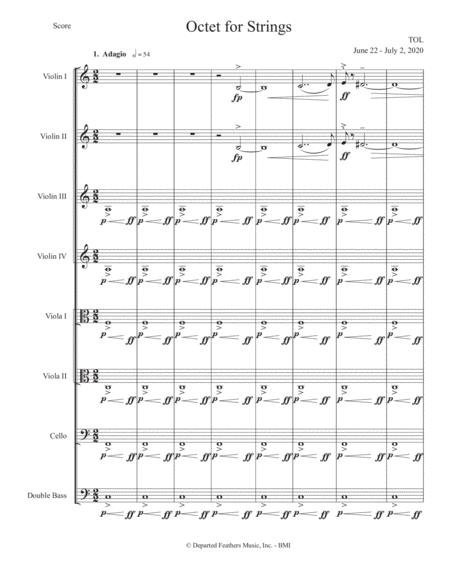 Free Sheet Music Octet For Strings 2020