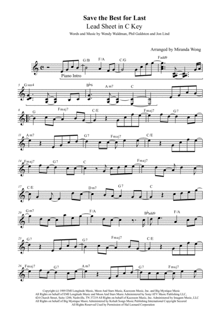 October Morning Sheet Music