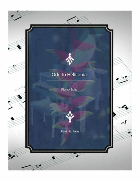 Ode To Heliconia Piano Solo Sheet Music