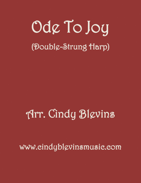 Free Sheet Music Ode To Joy Arranged For Double Strung Harp From My Book Classic With A Side Of Nostalgia For Double Strung Harp